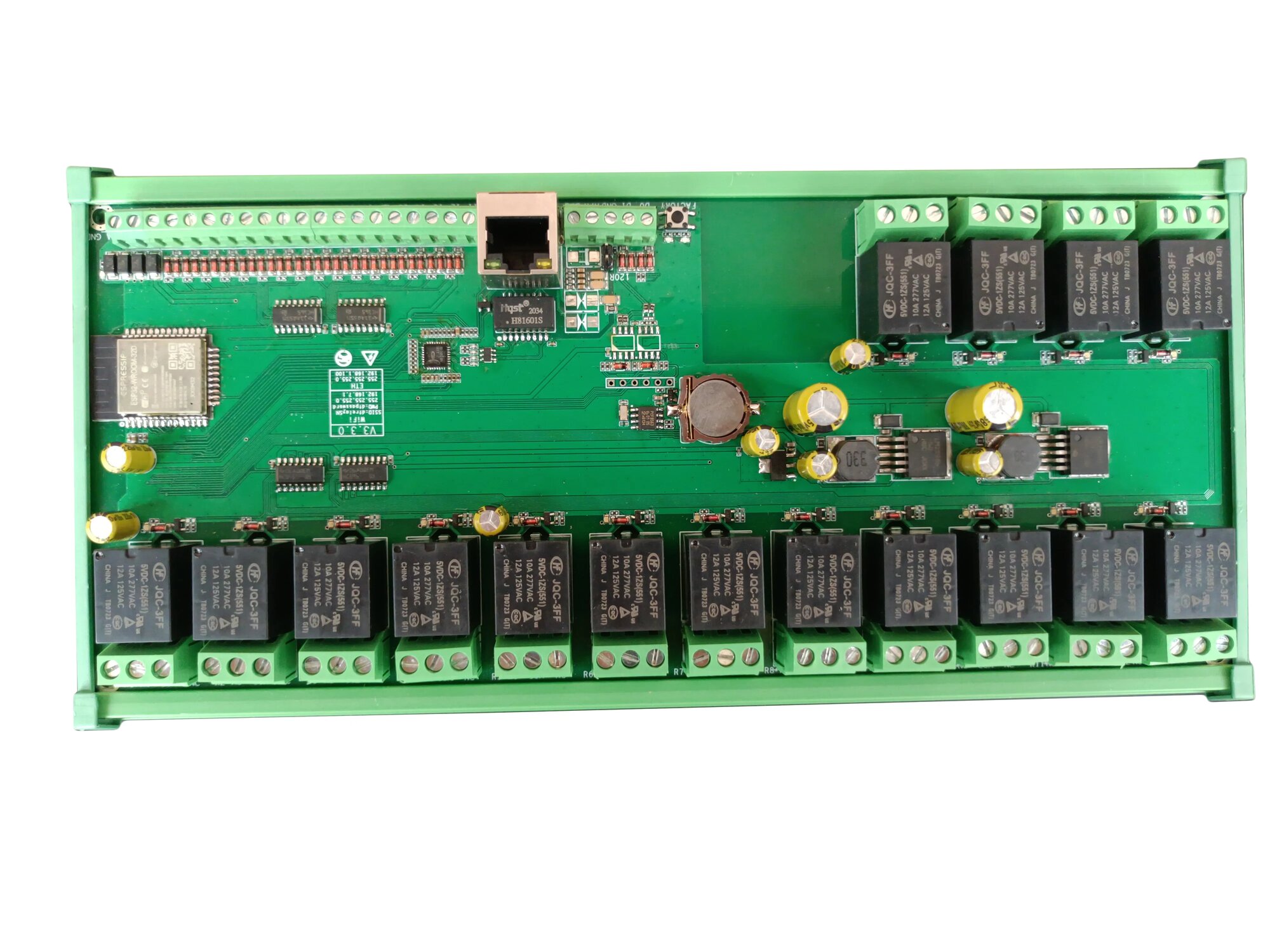 Релейная плата DT-R016/DT-R032 Ethernet WIFI, 16CH ETHWiFi RTC