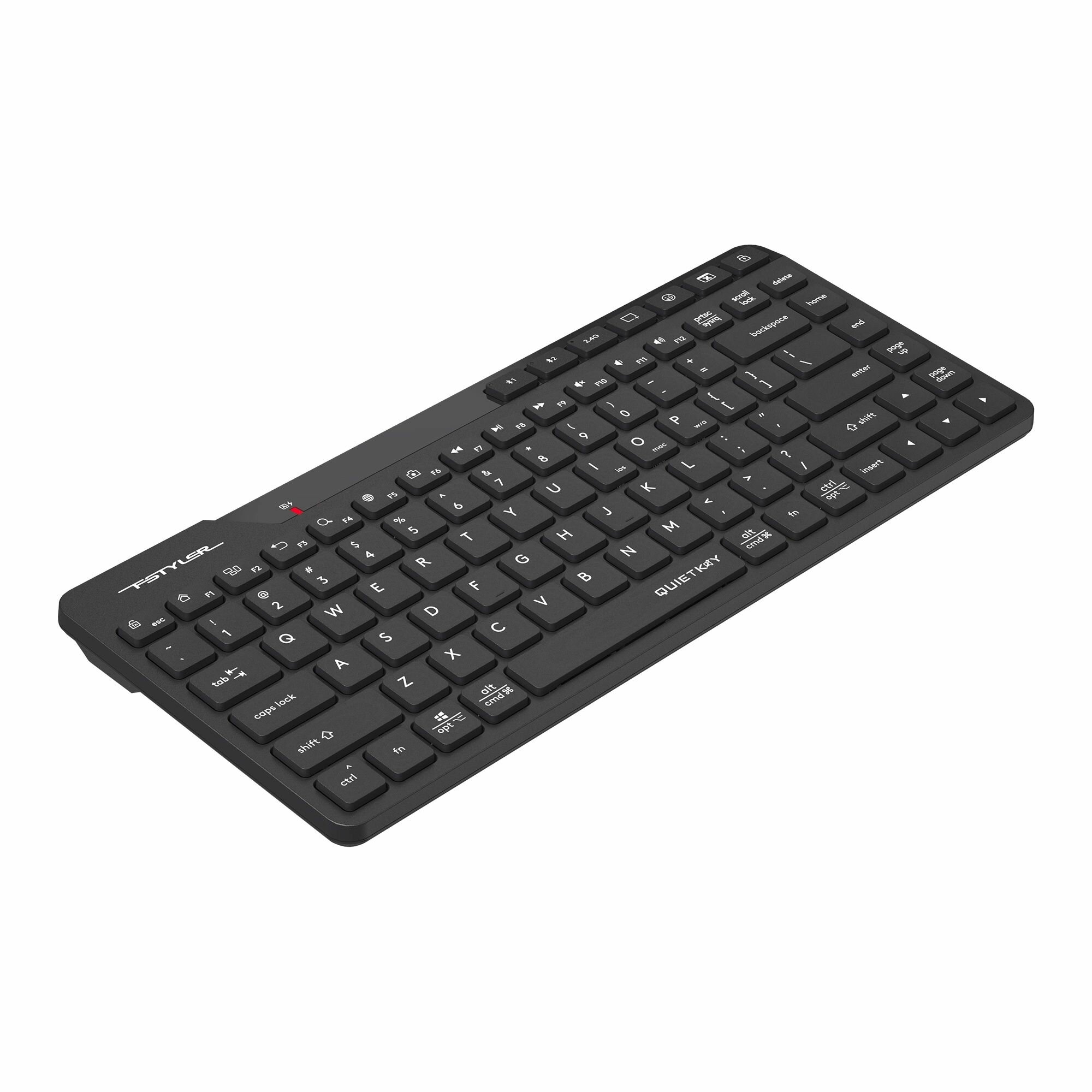 Клавиатура A4Tech Fstyler FBK26C AS, русские и английские буквы, черный (fbk26c as) — фото 1