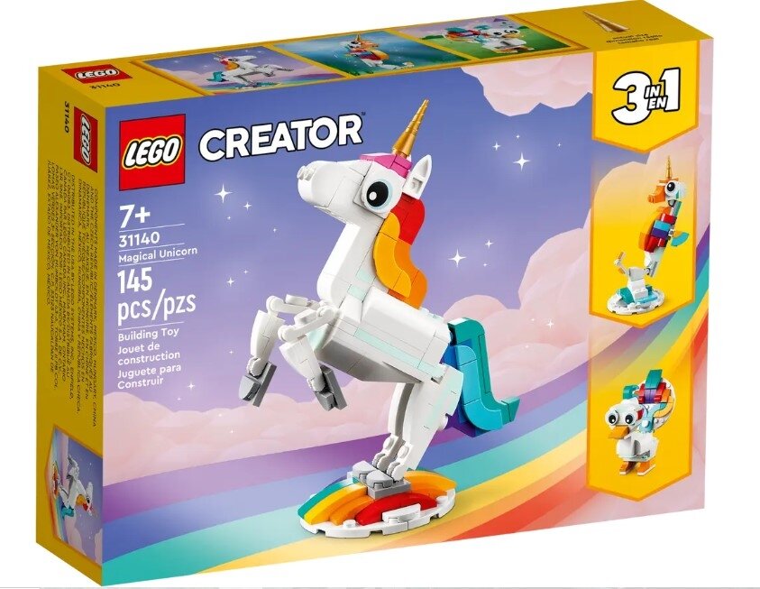 Конструктор Lego Creator 31140 Волшебный единорог, 145 детали