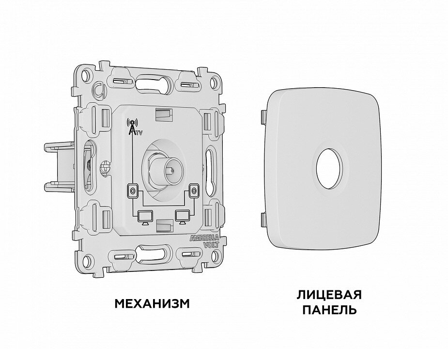 Розетка Ambrella Volt - фото №3