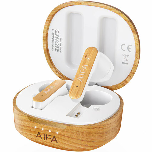 Наушники беспроводные iPhone и Android дерево 3600₽