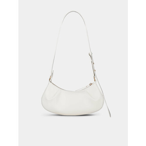 Сумка багет LUCCA фактура гладкая white 20490₽