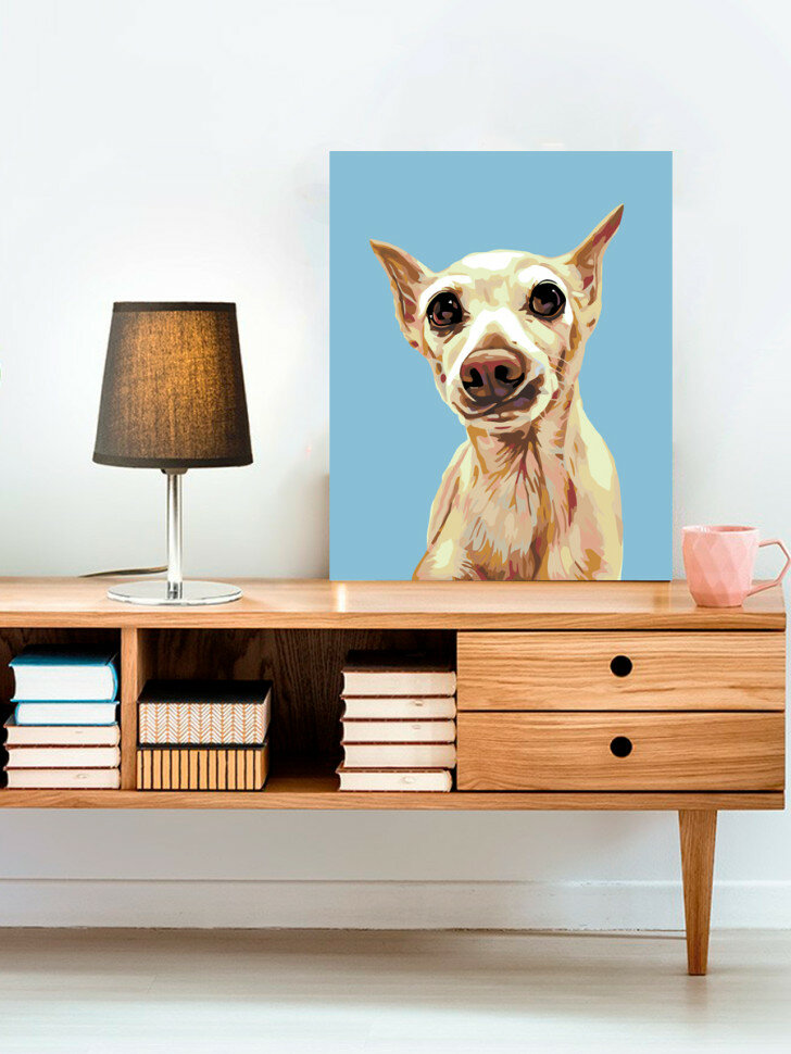 Картина по номерам "Портрет собаки" — фото 1