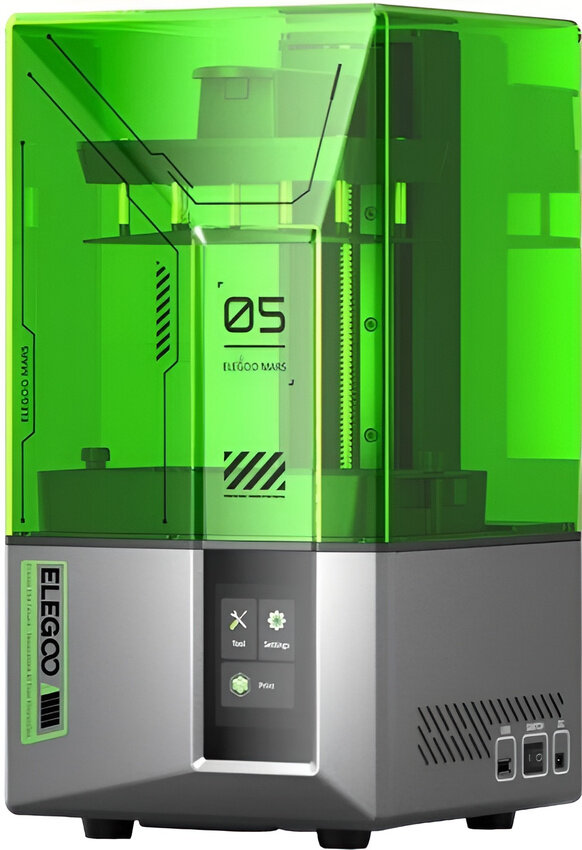 3D-Принтер Elegoo Mars, LCD, DLP, SLA, 1 экструдер, Фотополимер