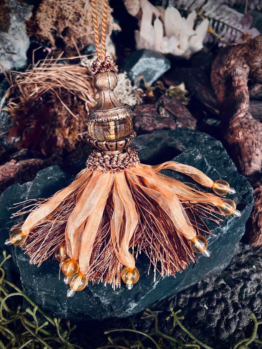 Декоративные кисточки Ajourele KS-003-K-GOLD 2 шт винтажный дизайн