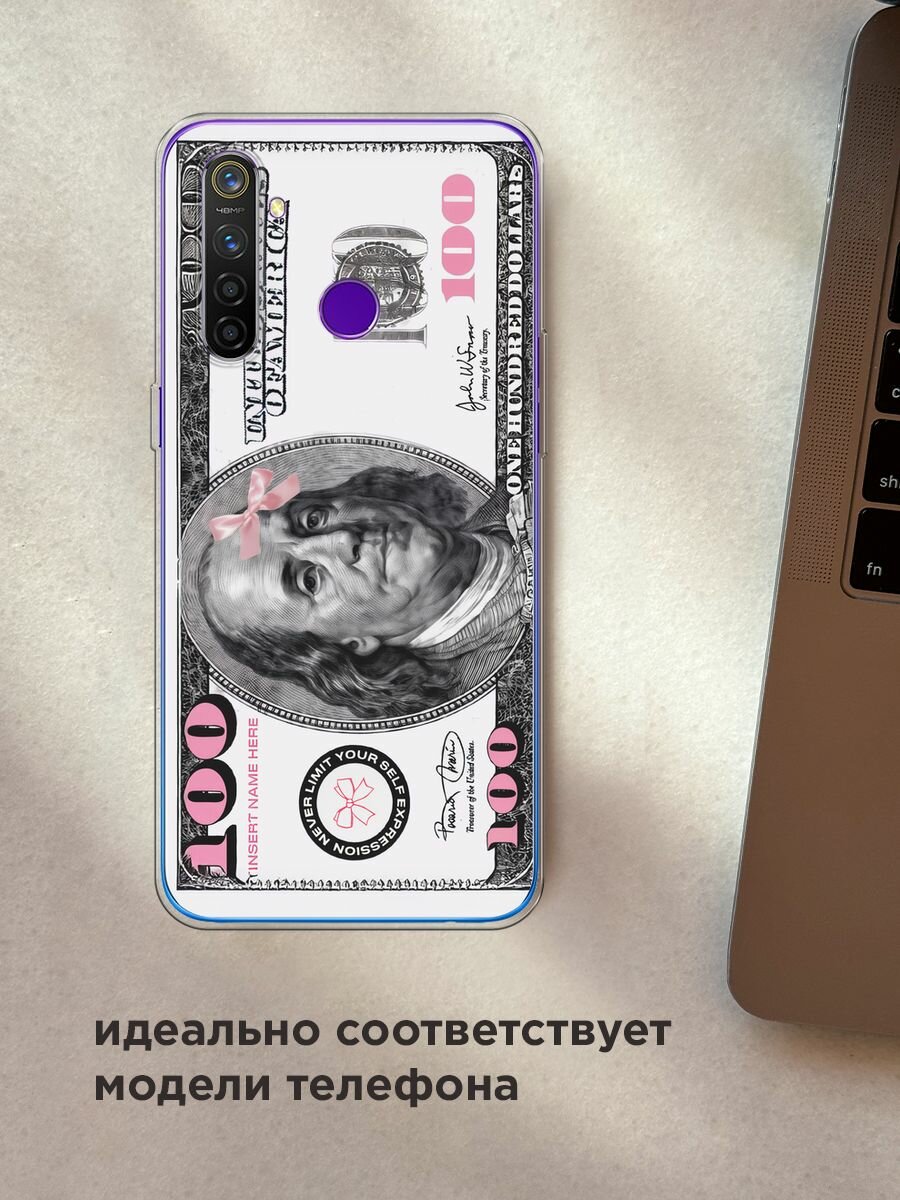 Чехол на Realme 5 Pro / Реалми 5 Про с принтом "Милый доллар" — фото 1