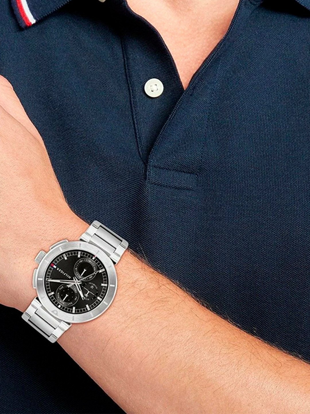 Наручные часы TOMMY HILFIGER, черный — фото 1