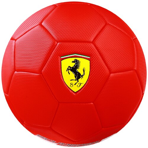 фото Мяч футбольный ferrari р.5, pvc, цвет красный 3794413