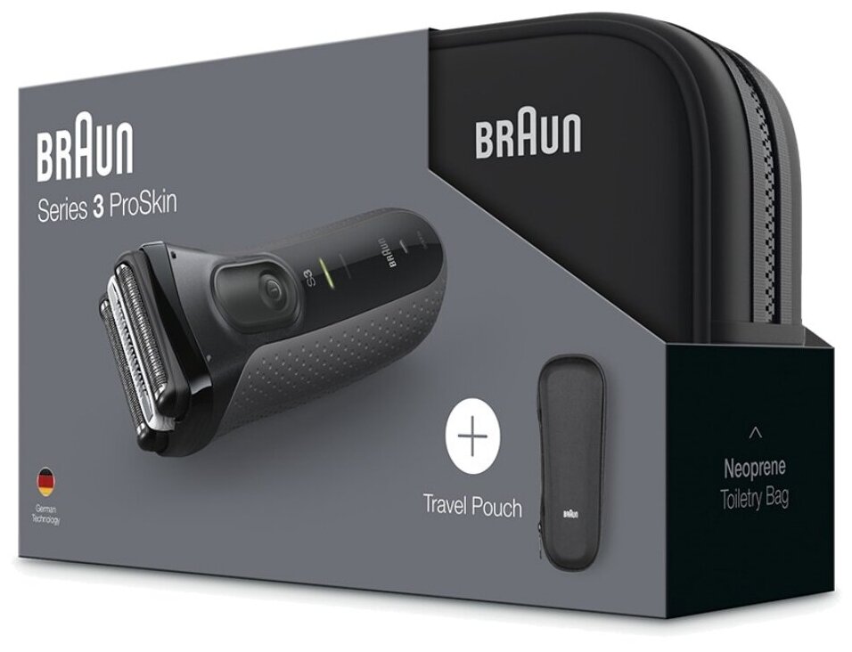 Электробритва Braun 3000TS Series 3 ProSkin + чехол - фотография № 6