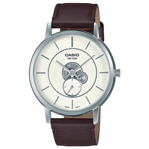 Наручные часы CASIO Collection, серебряный, коричневый