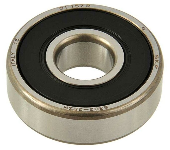 Подшипник генератора SKF 2101 большой 6302-2RSH/LHT23