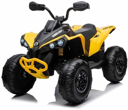 Квадроциклы и багги Dake Детский электроквадроцикл BRP Can-Am Renegade (12V, полный привод, желтый) - DK-CA002-YELLOW