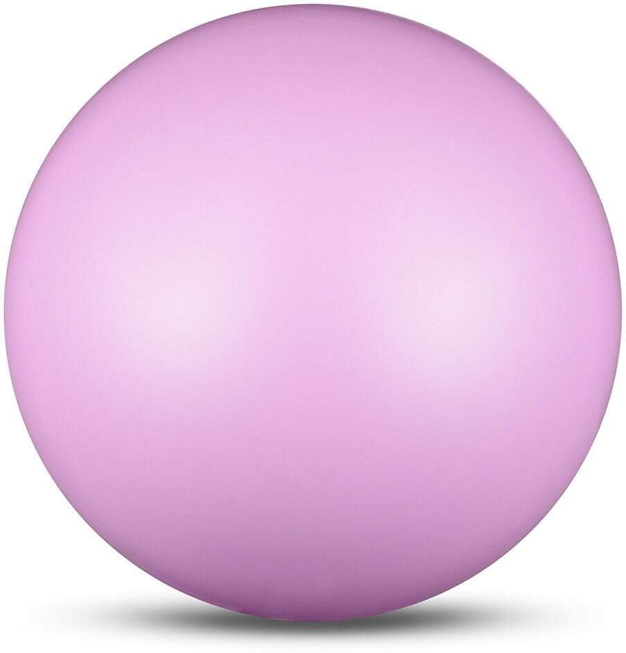 Мяч для художественной гимнастики Indigo In315-lil, диаметр 15см, сиреневый металлик