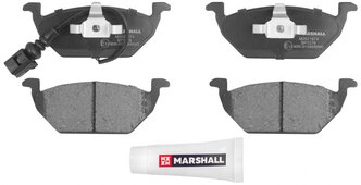 Дисковые тормозные колодки передние Marshall M2621974 для Skoda, Volkswagen, SEAT, Audi (4 шт.)