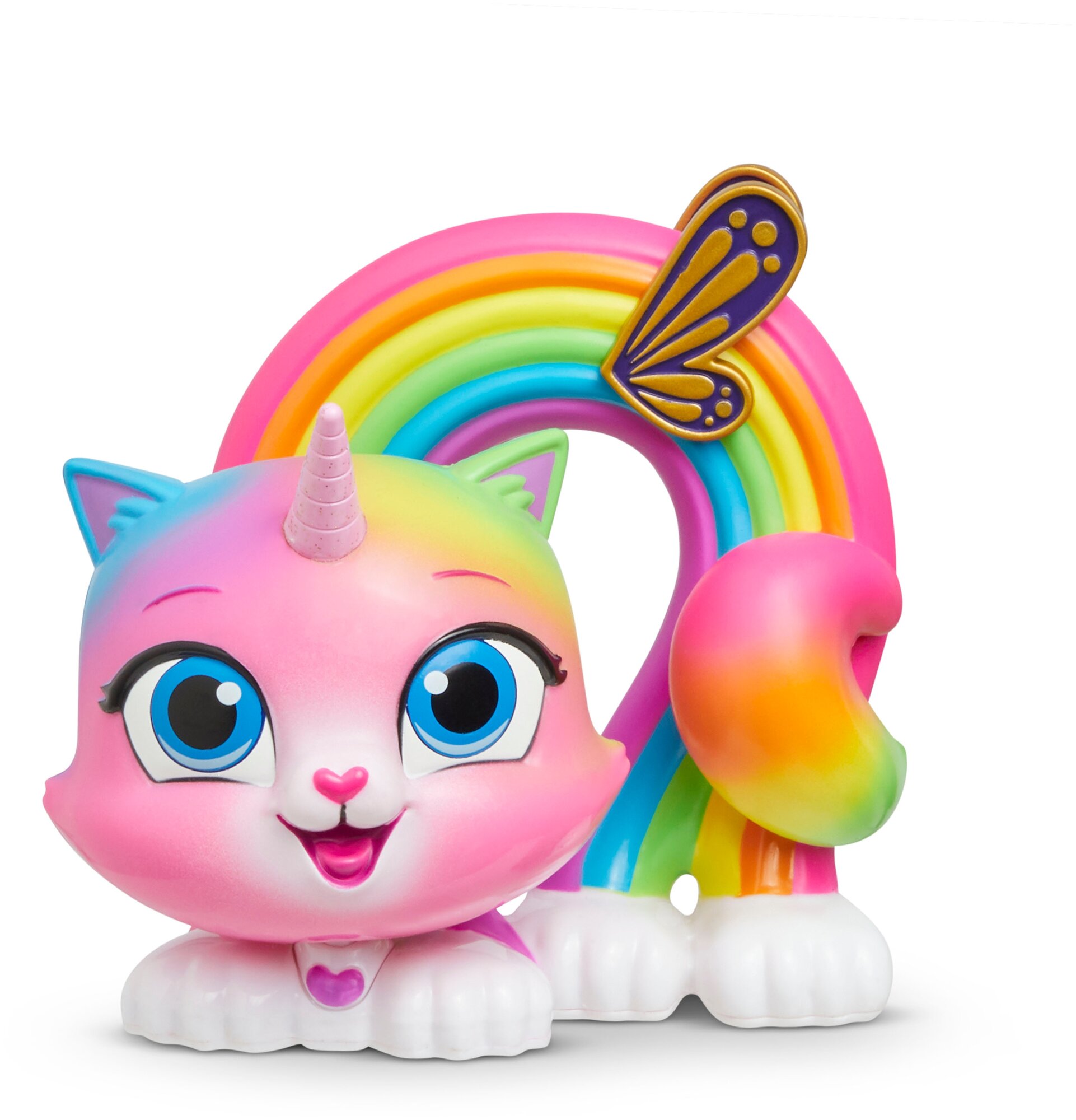 Фигурка Rainbow Butterfly Unicorn Kitty Groovin Heads Rainbow 40140, 15 см