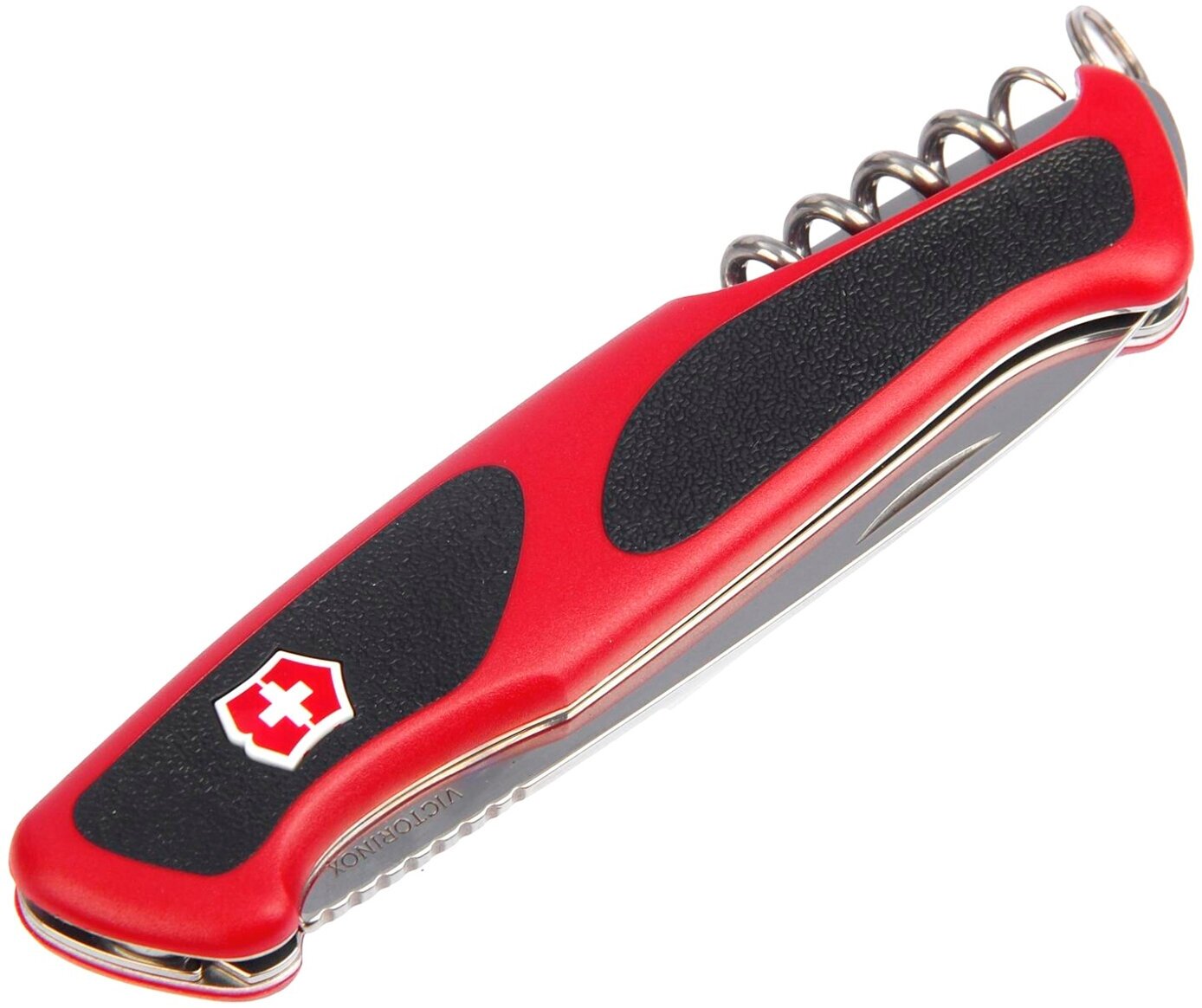 Нож перочинный Victorinox RangerGrip 53 (0.9623.C) 130мм 5функций красный/черный карт.коробка - фото №14