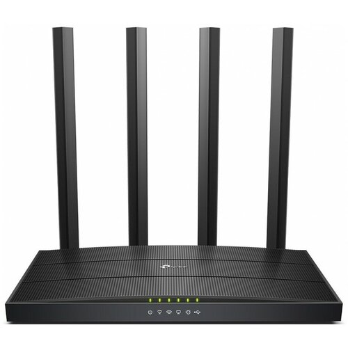 Маршрутизатор TP-LINK Archer C6U, черный wi fi роутер tp link archer c6u ac1200