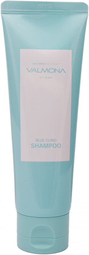 VALMONA Шампунь для волос увлажнение Recharge Solution Blue Clinic Shampoo, 100 мл