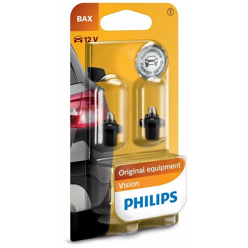 12v Сигнальная Лампа Bax 8,3s/1,35 Black Philips арт. 12597B2