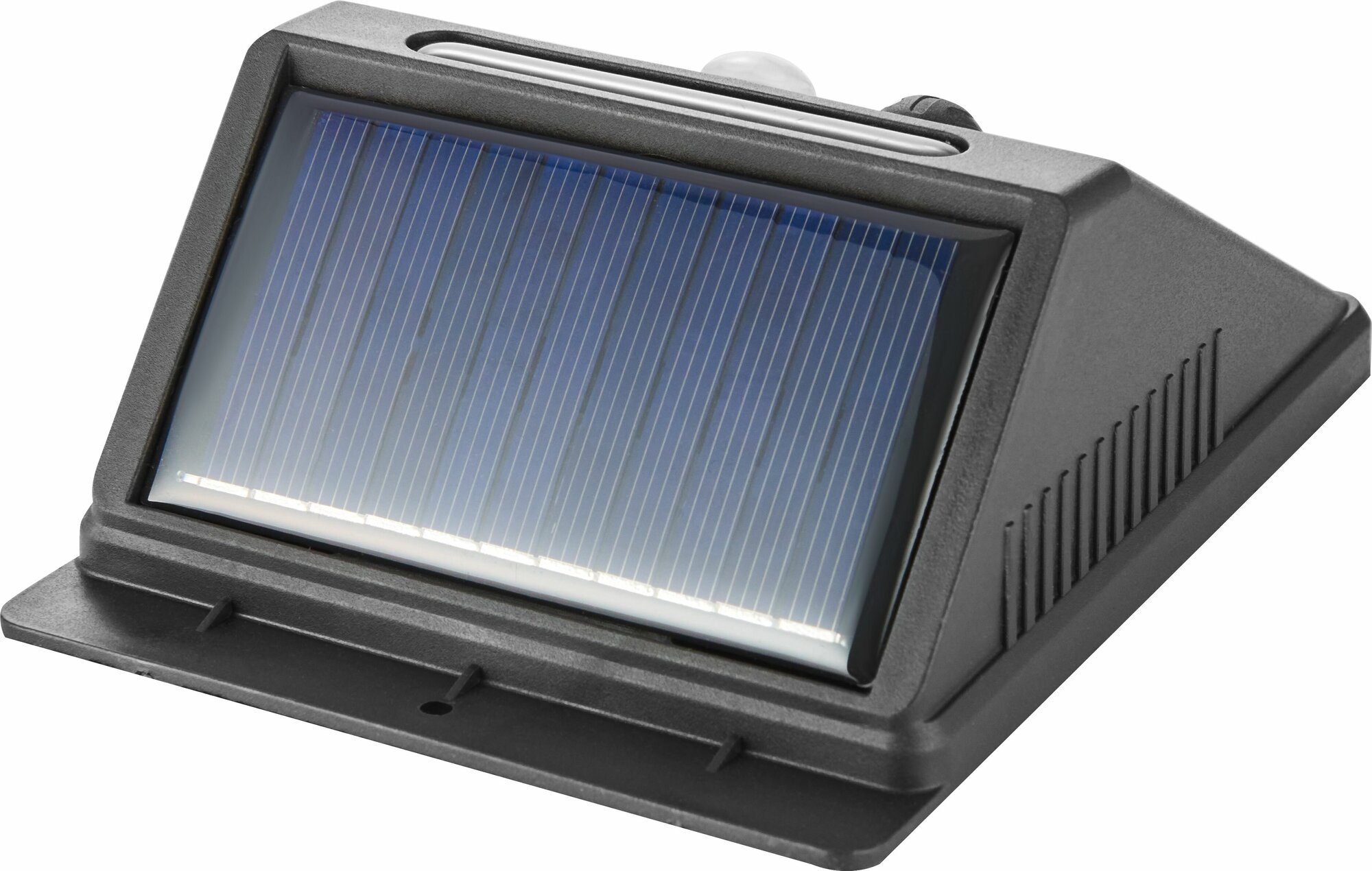 Светильник светодиодный с датчиком движения Solar LED на солнечных батареях 4Вт 6500К 150Лм IP65 цвет черный duwi 25012 8