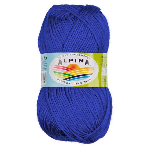 фото Набор пряжи alpina "tommy", микнес, 10*50 г, 138 м+/-7 м, №028 яркий синий