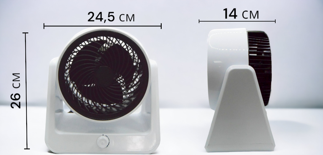 Напольный вентилятор/ Домашний вентилятор/ Вентилятор для офиса/ Настольный вентилятор/ Черный - фотография № 3