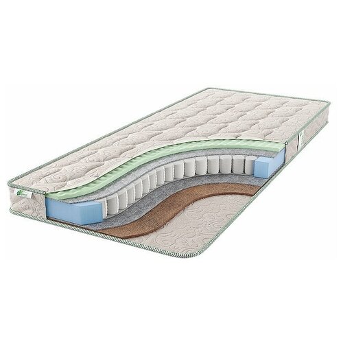 фото Матрас детский agreen save tiger, 140x70 см, пружинный, бежевый