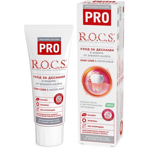 Зубная паста R.O.C.S. Pro Gum Care & Antiplaque, 60 мл