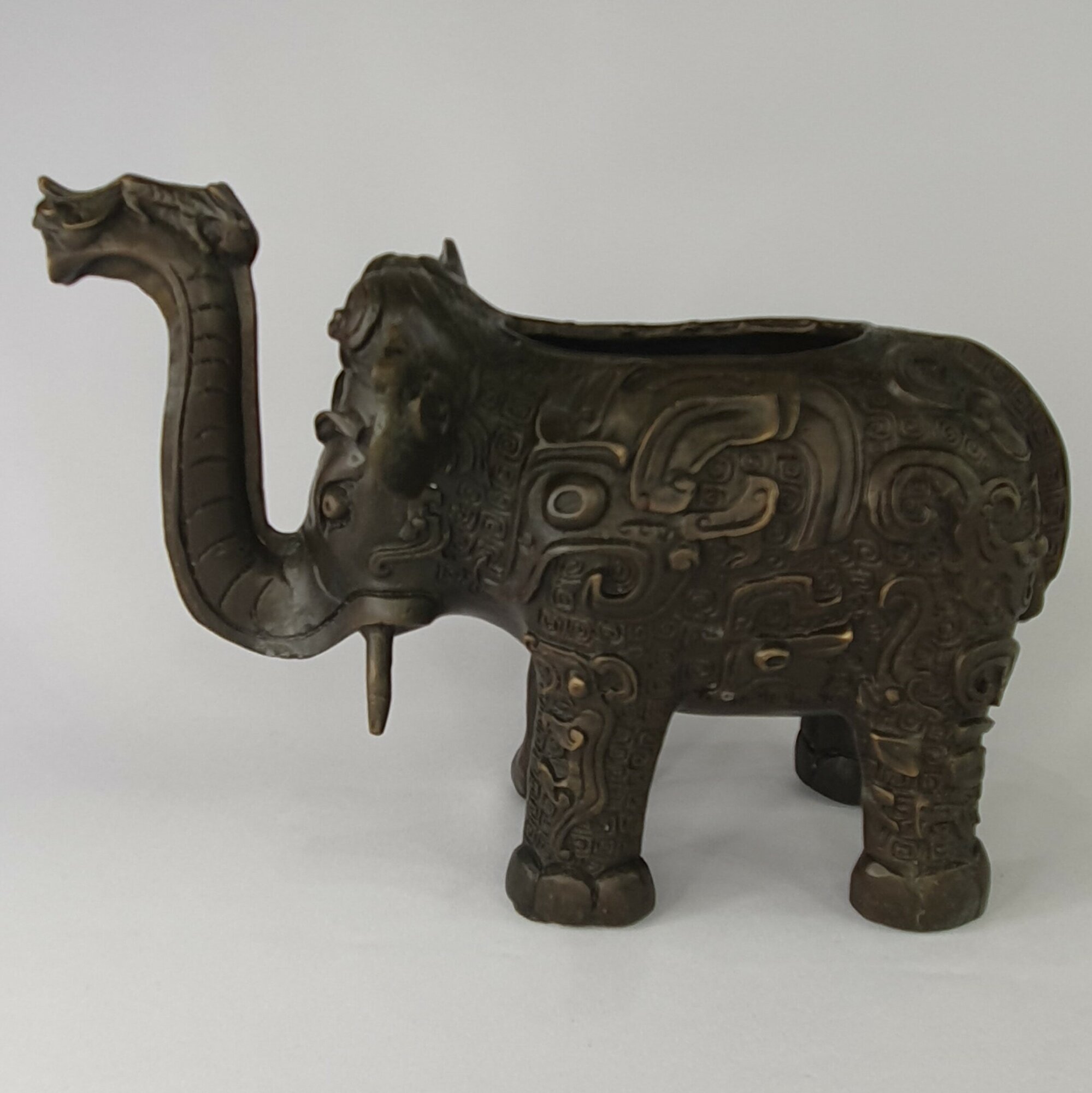 Фен-шуй статуэтка фигурка скульптура бронза Индийский слон