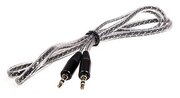 Аудио кабель 3,5мм 1м AUX шнур SKYWAY серый, 1 шт. , S09801001