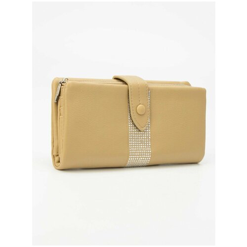 фото Кошелёк на кнопке, цвет горчичный magic store