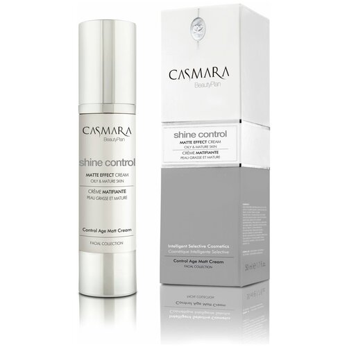 Крем casmara shine control moisturizing matte effect cream oily skin