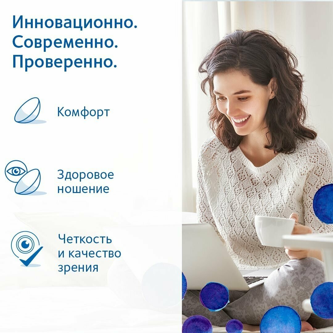 Контактные линзы Biofinity 6 линз R 8,6 D -1,75 - фотография № 12