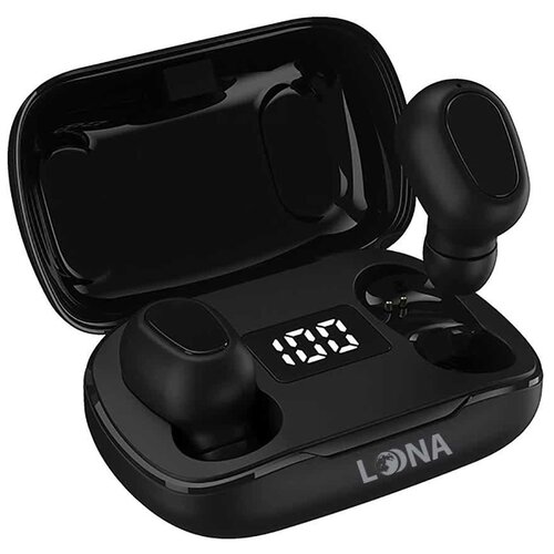 Беспроводные наушники LOONA TWS-002, black