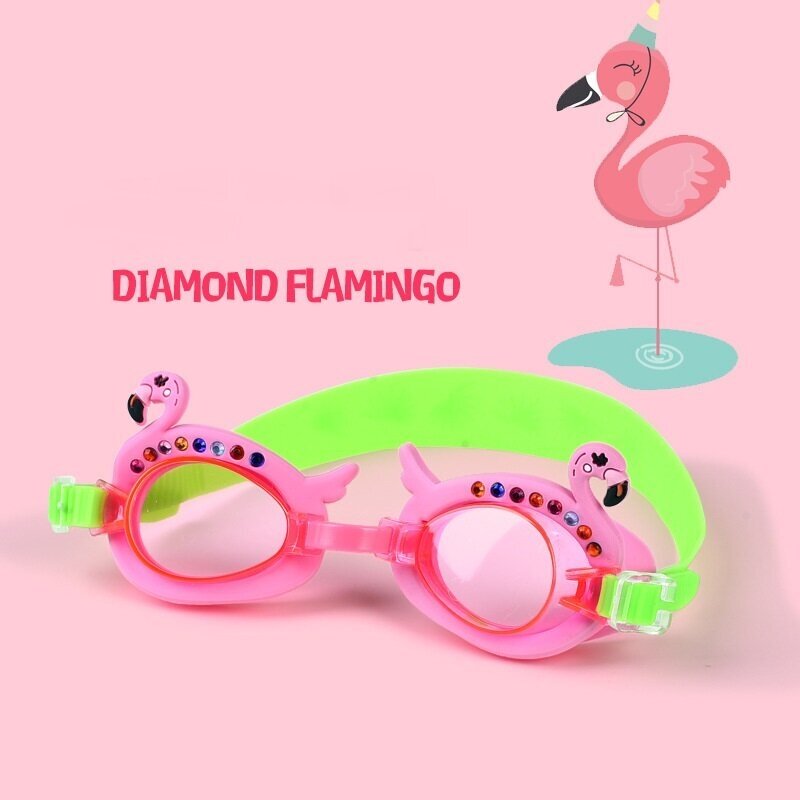 Очки для плавания детские / Фламинго