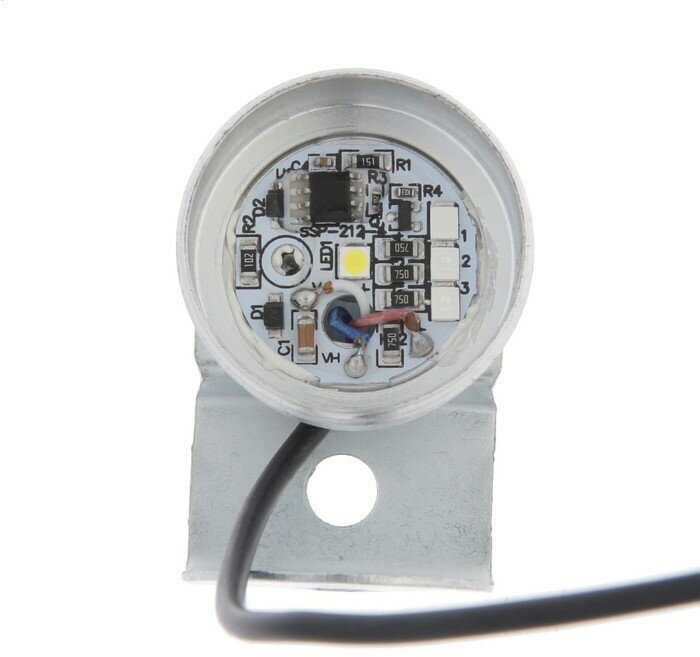 Фара cветодиодная для мототехники, 1 LED, IP65, 5 Вт, направленный свет