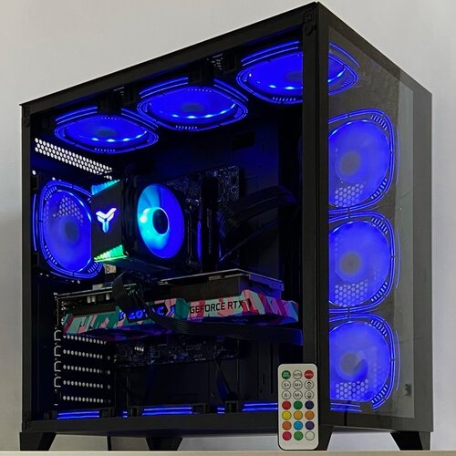 Игровой компьютер M-Cube 2.0: I5-12400 / RTX 3070 / 16GB DDR4 RAM / SSD M.2 NVMe 1000 GB / ARGB / Пульт ДУ / PC Trade