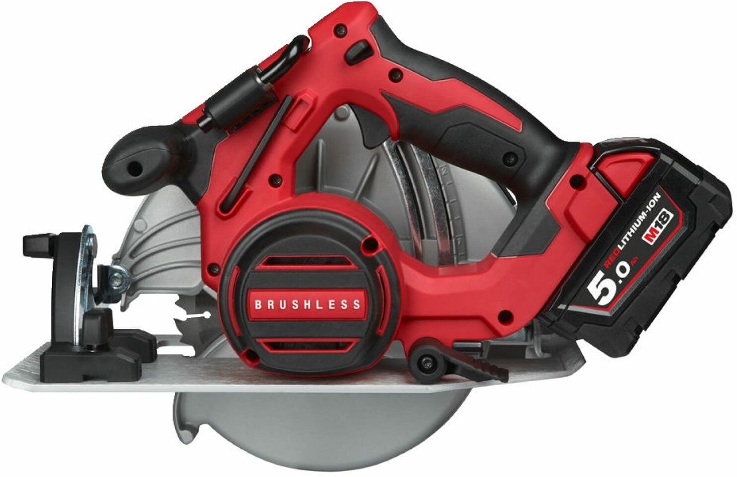 Пила дисковая аккумуляторная Milwaukee M18 BLCS66-502X - фото №2