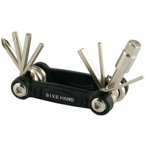 Набор ключей складной YC-286B Bike Hand (8 ключей) арт.230053 инструмент набор шестигранных ключей bike hand yc 266