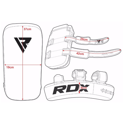 фото Макивара rdx apr-t1w arm pad curve