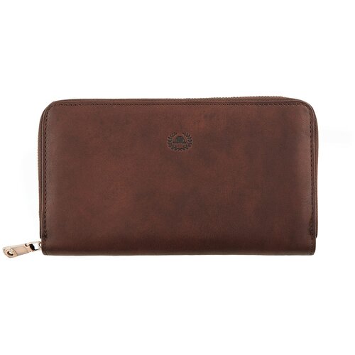 фото Кошелек tony perotti vintage, мужская, натуральная кожа, коричневый