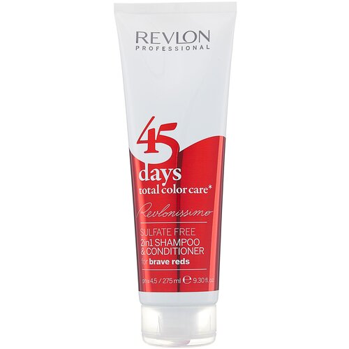 Revlon Professional Revlonissimo 45 Days Total Color Care 2 in 1 for Brave Reds, 275 мл revlon professional revlonissimo 45 days total color care 2 in 1 for brave reds 275 мл