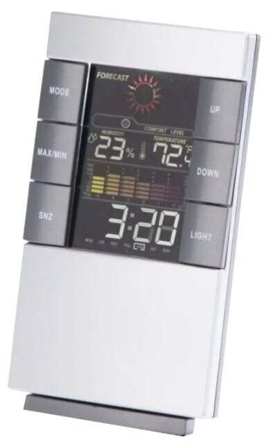 Метеостанция электронная синоптик COLORED TD 0210 (S3326CS weather station), Bradex