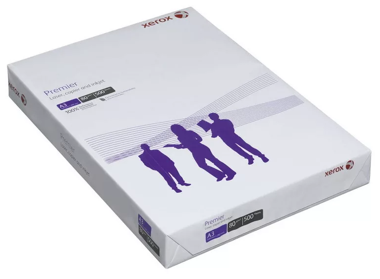 Бумага Xerox A3 Premier 80 гр/м2, 5 пачек, 500 л, белый - фото №1