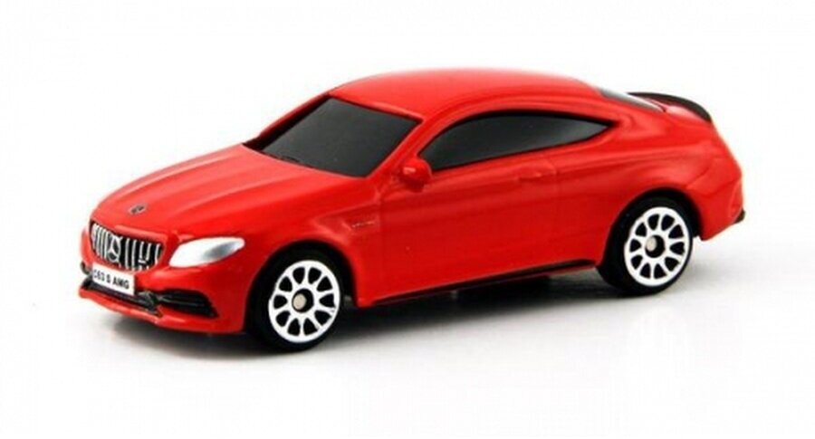 Машина металлическая Uni-Fortune RMZ City 1:64 Mercedes-Benz C63 S AMG Coupe, красный 344991S-RD