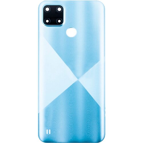 Задняя крышка для Realme C21Y (RMX3263) (голубая)