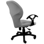 Чехол на компьютерное кресло ГЕЛЕОС 715, светло-серый - изображение