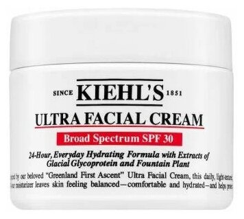 Kiehls Ultra Facial Cream SPF 30 Увлажняющий крем для лица, 50 мл