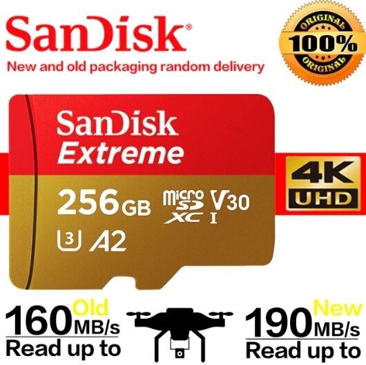 Карта памяти SanDisk Extreme microSDXC Class 10 UHS Class 3 V30 A2