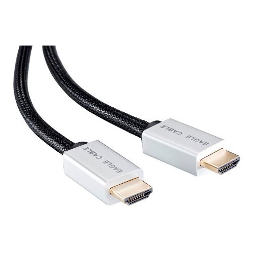 Кабель Eagle Cable Deluxe II HDMI - HDMI, 10 м, черный кабель hdmi hdmi eagle cable 10012100 deluxe ii hdmi 10 0m